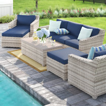 Merlyn 8 piece rattan sectional sale